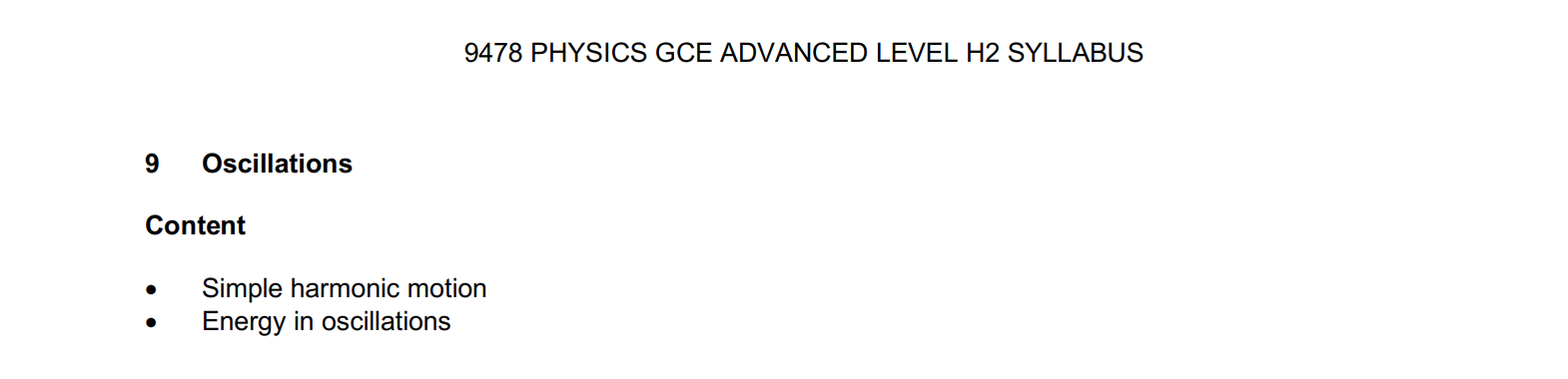 Physics Oscillations 9748