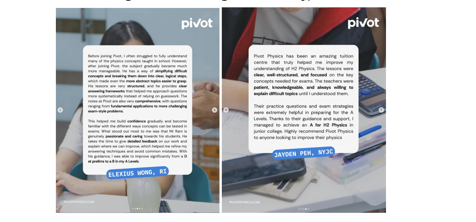 a level physics tuition reviews